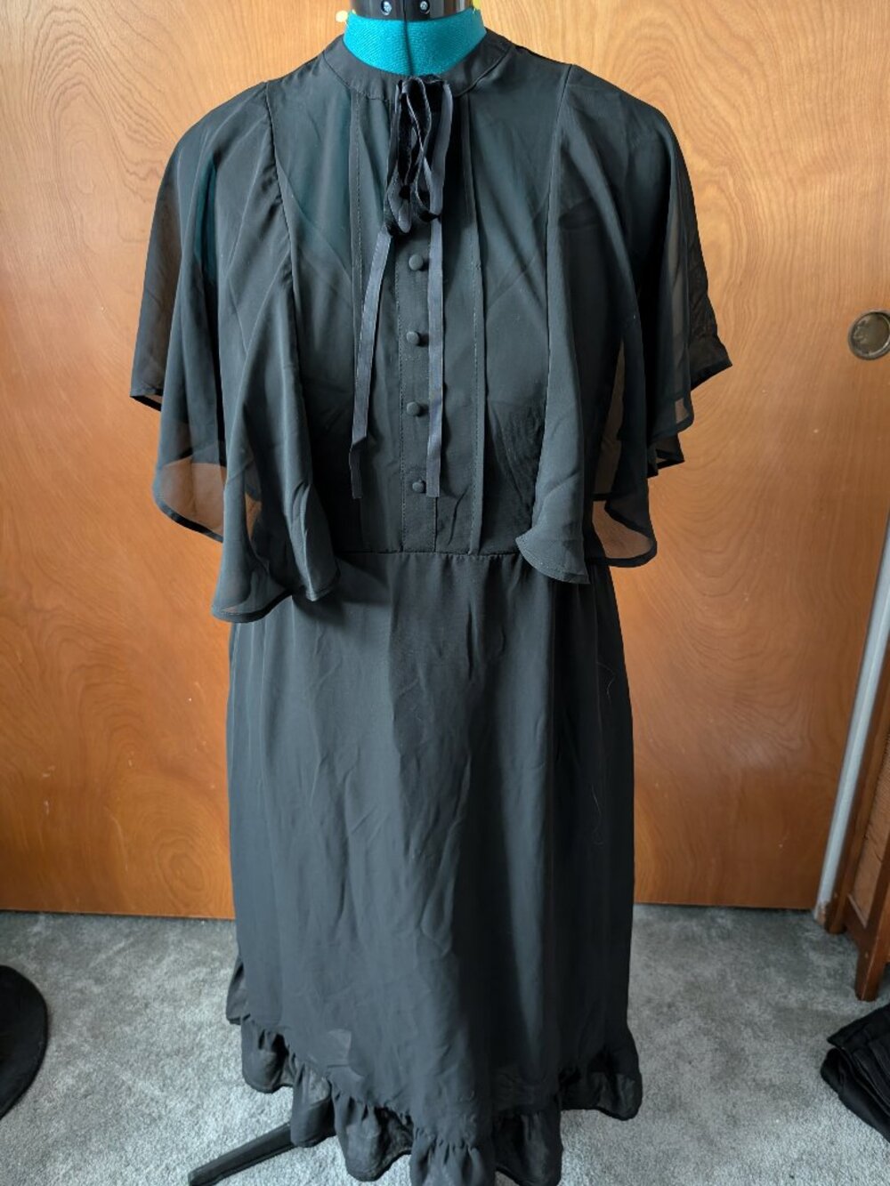 Black Chiffon Dress